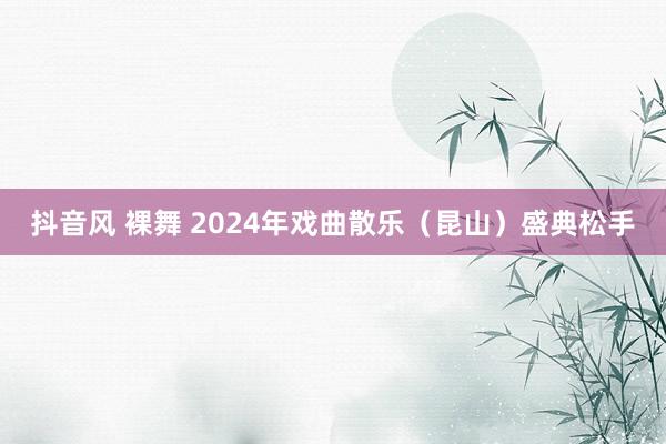 抖音风 裸舞 2024年戏曲散乐（昆山）盛典松手