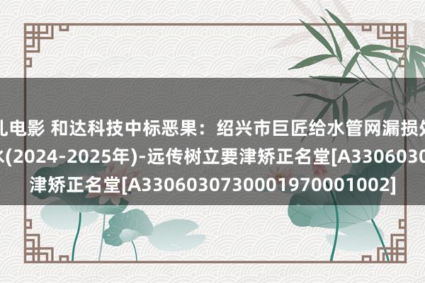 淫乱电影 和达科技中标恶果：绍兴市巨匠给水管网漏损处罚推行名堂-柯桥给水(2024-2025年)-远传树立要津矫正名堂[A3306030730001970001002]