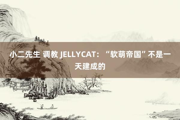 小二先生 调教 JELLYCAT：“软萌帝国”不是一天建成的