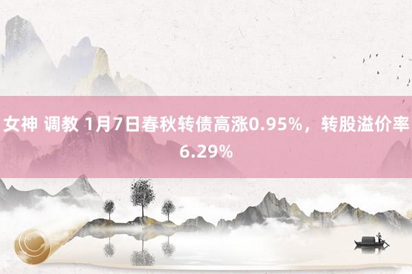 女神 调教 1月7日春秋转债高涨0.95%，转股溢价率6.29%